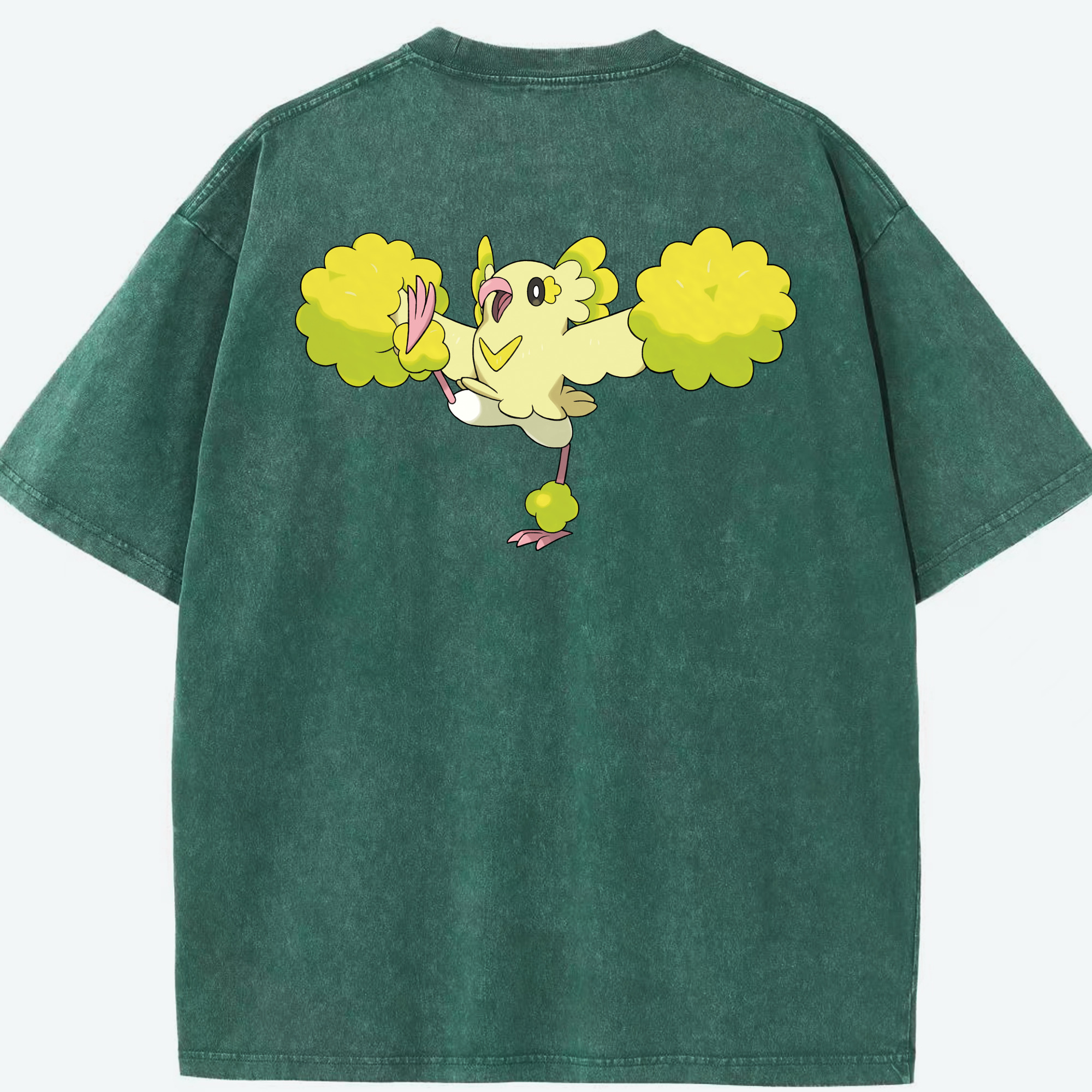 （画像用） ポケットモンスター Pokémon 綿100% ヴィンテージ風 半袖Tシャツ（背面プリント）